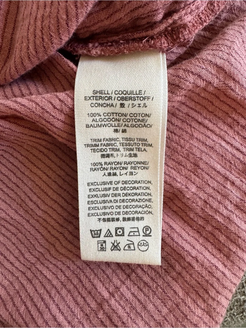 Free People Mauve Embroidered V-Neck Boho Tunic